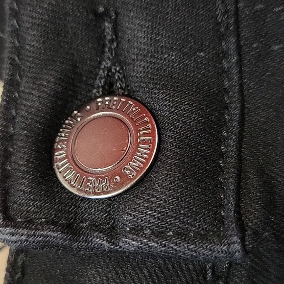 PrettyLittleThing Black Ripped 5 Pocket Skinny Jeans US 2 - Picture 7 of 16